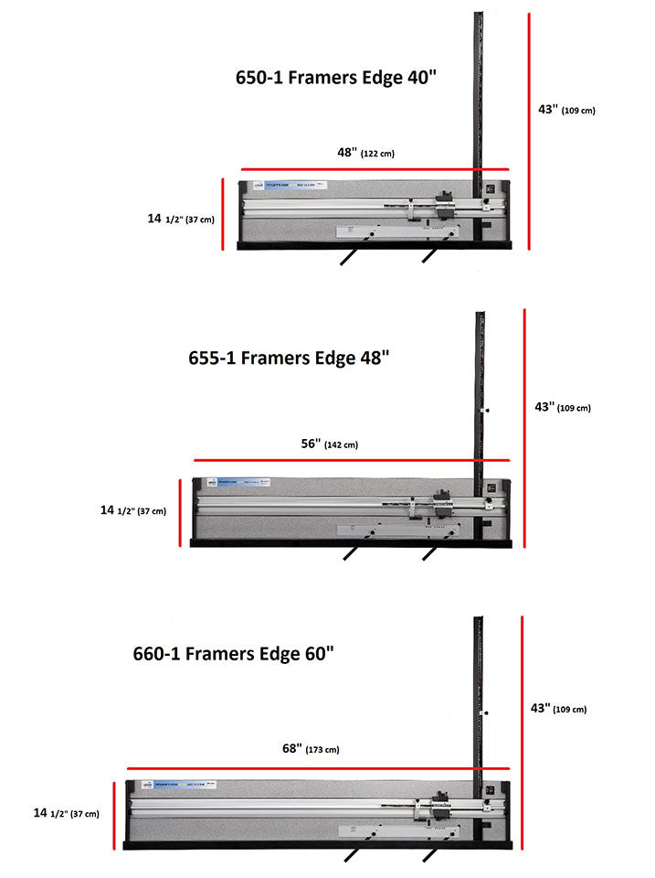 Logan Framer's Edge Elite 60" Board Mounted Mat Cutters 660-1_Printers_Parts_&_Equipment_USA
