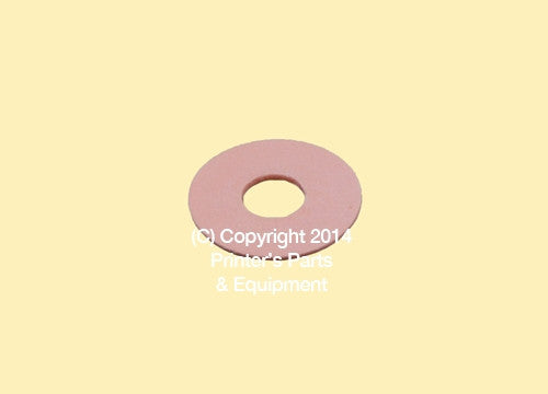 Flat Rubber Disc 1 1/4 x 7/16 x 1/32 – 31.8 x 11.1 x 0.8mm Qty 50