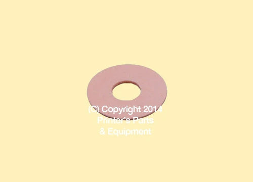 Flat Rubber Disc Shinohara 1 3/16 x 7/16 x 1mm Qty 50