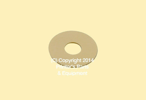 Flat Rubber Disc 1 5/8 x 5/8 x 1mm – 41.3 x 15.9 x 1mm Qty 50_Printers_Parts_&_Equipment_USA