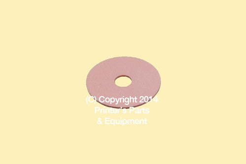 Flat Rubber Disc 1 1/16 x 1/4 x 1/32 – 27 x 6.4 x 0.8mm Qty 50