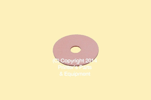 Flat Rubber Disc 1 1/16 x 1/4 x 1/32 – 27 x 6.4 x 0.8mm Qty 50_Printers_Parts_&_Equipment_USA
