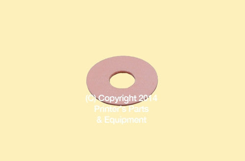 Flat Rubber Disc 1 1/16 x 3/8 x 1/32 – 27 x 9.5 x 0.8mm Qty 50