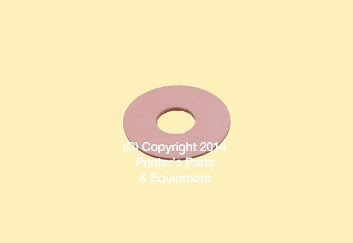 Flat Rubber Disc Heidelberg 66.028.402 1 1/2 x 1/2 x 1/32 38.1 x 12.7 x 0.8mm SM102 Qty 50_Printers_Parts_&_Equipment_USA