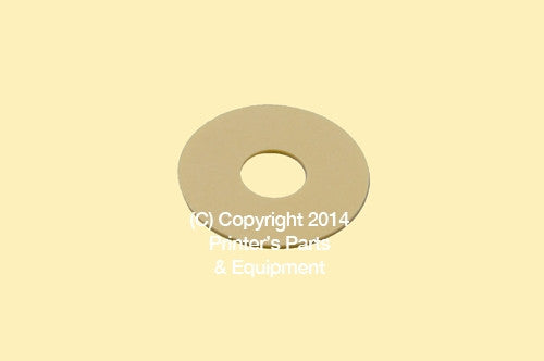 Flat Rubber Disc 1 1/2 x 1/2 x 1mm – 38.1 x 12.7 x 1mm Qty 50_Printers_Parts_&_Equipment_USA