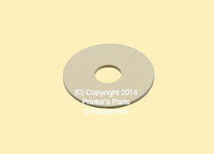 Flat Rubber Disc 1 1/2 x 3/8 x 1/16 – 38.1 x 9.5 x 1.6mm Qty 50_Printers_Parts_&_Equipment_USA