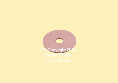 Flat Rubber Disc 1 1/2 x 3/8 x 1/32 – 38.1 x 9.5 x 0.8mm Qty 50_Printers_Parts_&_Equipment_USA