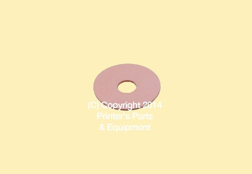 Flat Rubber Disc Shinohara 1 1/2 x 7/16 x 1/32 or 1 mm Qty 50_Printers_Parts_&_Equipment_USA