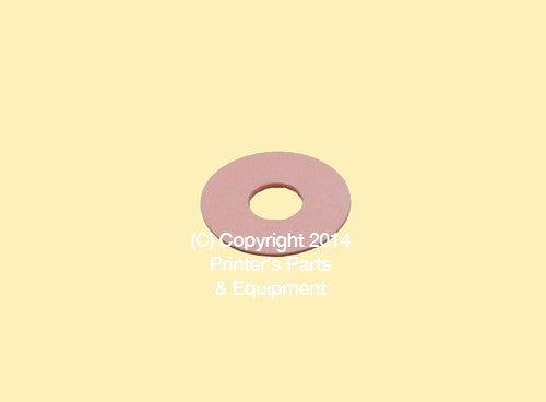 Flat Rubber Disc Nebiolo 1 1/2 x 9/16 x 1/32 or 1 mm Qty 50_Printers_Parts_&_Equipment_USA