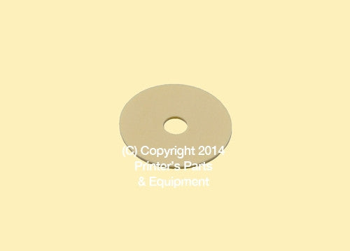 Flat Rubber Disc 1 x 1/4 x 1mm – 25.4 x 6.4 x 1mm Qty 50