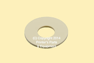 Flat Rubber Disc 1 1/4 x 1/2 x 1/16 – 31.8 x 12.7 x 1.6mm Qty 50_Printers_Parts_&_Equipment_USA