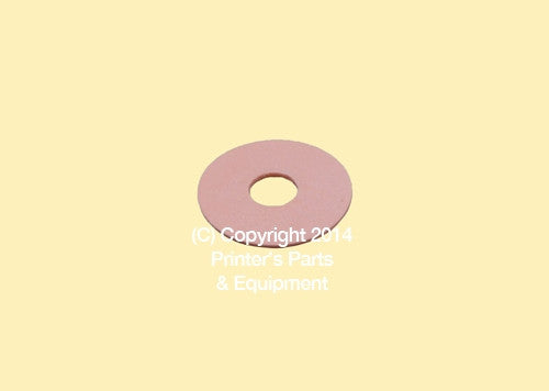 Flat Rubber Disc Roland 1 1/4 x 1/2 x 1/32 or 1 mm Qty 50_Printers_Parts_&_Equipment_USA