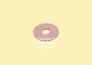 Flat Rubber Disc Roland 1 1/4 x 1/2 x 1/32 or 1 mm Qty 50_Printers_Parts_&_Equipment_USA