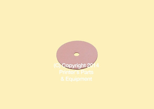 Flat Rubber Disc 1 1/4 x 3/16 x 1/32 – 31.8 x 4.8 x 0.8mm Qty 50