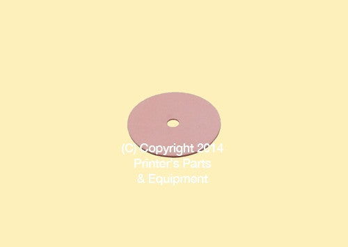 Flat Rubber Disc 1 1/4 x 3/16 x 1/32 – 31.8 x 4.8 x 0.8mm Qty 50_Printers_Parts_&_Equipment_USA