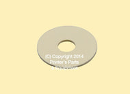 Flat Rubber Disc 1 1/4 x 3/8 x 1/16 – 31.8 x 9.5 x 1.6mm Qty 50_Printers_Parts_&_Equipment_USA