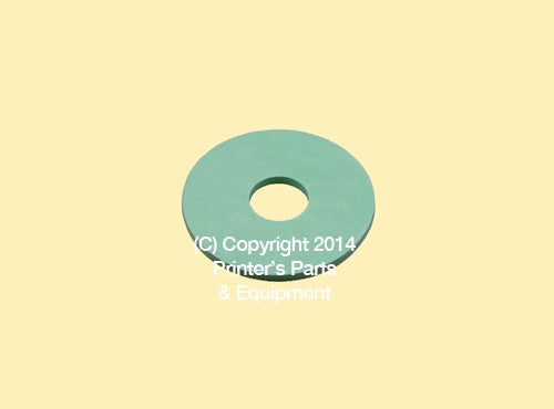 Flat Rubber Disc 1 1/4 x 7/16 x 2mm – 31.8 x 11.1 x 2mm Qty 50