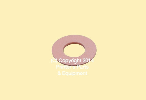 Flat Rubber Disc Komori 1 1/8 x 1/2 x 1/32 6ZZ-2812-08I Qty 50