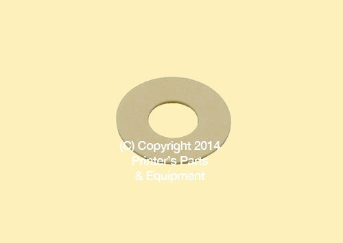 Flat Rubber Disc Komori 1 1/8 x 1/2 x 1/2 mm 6ZZ-2812-05I Qty 50_Printers_Parts_&_Equipment_USA