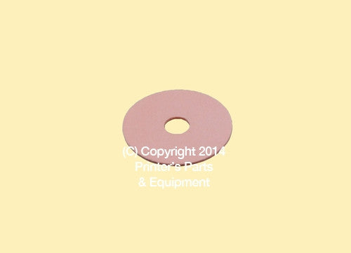Flat Rubber Disc For Muller Martini 1 1/8 X 1/4 X 1/32 20.1905 Qty 50
