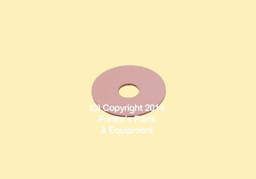 Flat Rubber Disc 1 1/8 x 5/16 x 1/32 – 28.6 x 7.9 x 0.8mm Qty 50