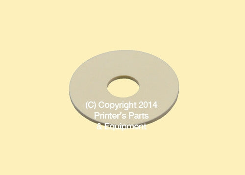 Flat Rubber Disc 1 3/4 x 5/8 x 1/16 – 44.5 x 15.9 x 1.6mm Qty 50