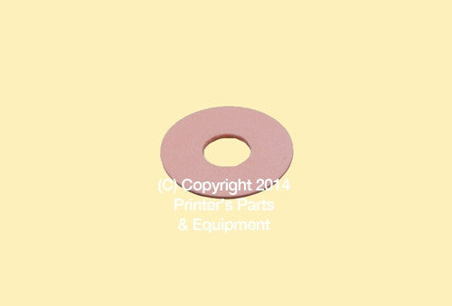 Flat Rubber Disc 1 3/4 x 5/8 x 1/32 – 44.5 x 15.9 x 0.8mm qty 50