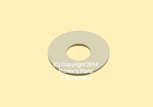 Flat Rubber Disc 1 3/8 x 1/2 x 1/16 – 35 x 12.7 x 1.6mm qty 50_Printers_Parts_&_Equipment_USA