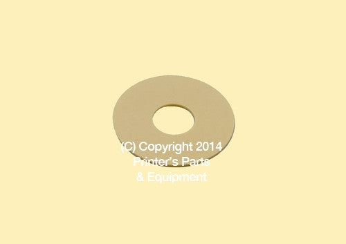 Flat Rubber Disc 1 3/8 x 1/2 x 1mm – 35 x 12.7 x 1mm Qty 50_Printers_Parts_&_Equipment_USA