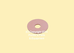 Flat Rubber Disc Roland 1 3/8 x 3/8 x 1/32 or 1 mm Qty 50_Printers_Parts_&_Equipment_USA