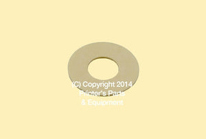 Flat Rubber Disc Man Roland 1 3/8 x 9/16 x 1mm 090R600340 Qty 50_Printers_Parts_&_Equipment_USA