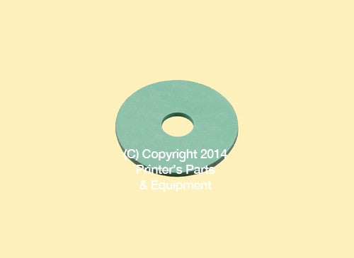 Flat Rubber Disc 1 x 5/16 x 2mm – 25.4 x 7.9 x 2mm Qty 50