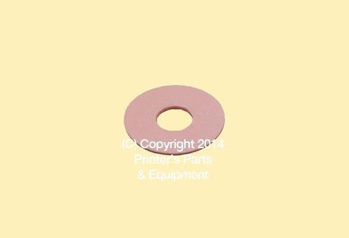 Flat Rubber Disc 15/16 x 3/8 x 1/32 – 23.8 x 9.5 x 0.8mm Qty 50