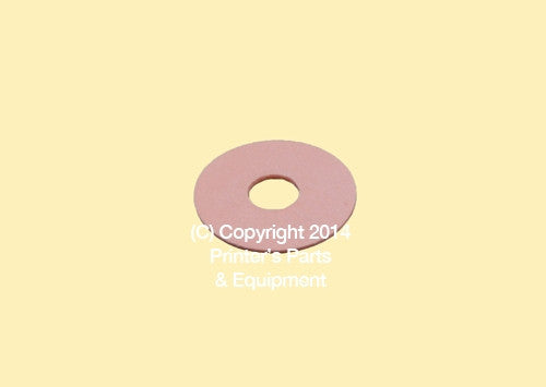 Flat Rubber Disc 1 5/8 x 1/2 x 1/32 – 41.3 x 12.7 x 0.8mm Qty 50_Printers_Parts_&_Equipment_USA