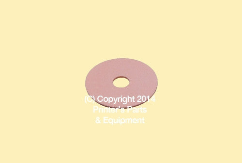 Flat Rubber Disc 1 5/8 X 3/8 X 1/32 – 41.3 x 9.5 x 0.8mm Qty 50