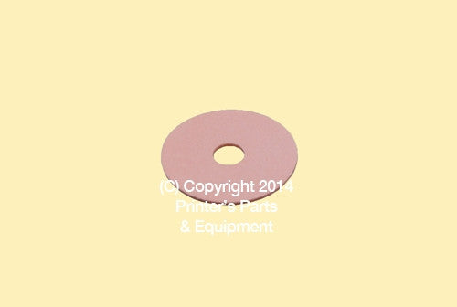 Flat Rubber Disc 1 5/8 X 3/8 X 1/32 – 41.3 x 9.5 x 0.8mm Qty 50_Printers_Parts_&_Equipment_USA
