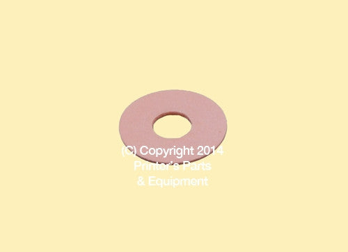 Flat Rubber Disc 1 5/8 x 5/8 x 1/32 – 41.3 x 15.9 x 0.8mm Qty 50_Printers_Parts_&_Equipment_USA