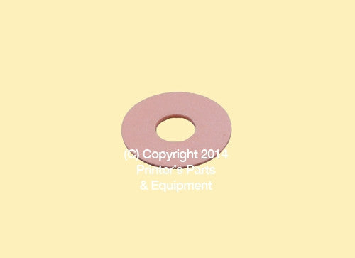 Flat Rubber Disc Komori 1 5/8 X 9/16 X 1/32 6ZZ-4014-08I Qty 50