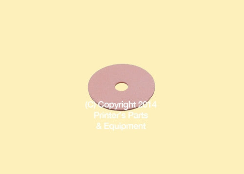 Flat Rubber Disc 1 1/4 x 1/4 x 1 Qty 50