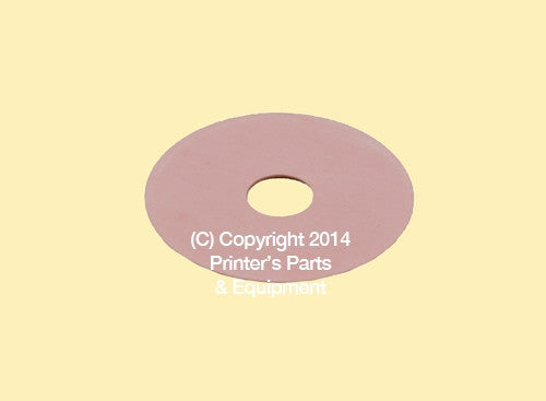 Flat Rubber Disc 2 x 1/2 x 1/32 – 50.8 x 12.7 x 0.8mm Qty 50_Printers_Parts_&_Equipment_USA