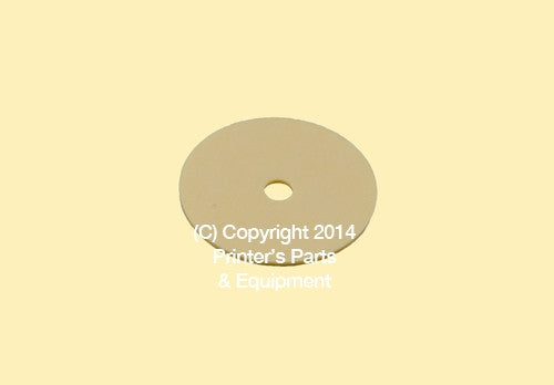 Flat Rubber Disc 2 x 1/4 x 1mm – 50.8 x 6.4 x 1mm Qty 50