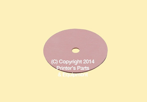 Flat Rubber Disc 2 x 1/4 x 1/32 – 50.8 x 6.4 x 0.8mm Qty 50