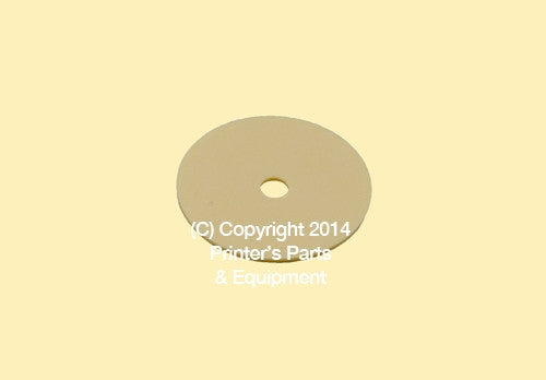 Flat Rubber Disc 2 x 1/4 x 1mm – 50.8 x 6.4 x 1mm Qty 50_Printers_Parts_&_Equipment_USA