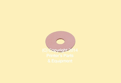 Flat Rubber Disc 3/4 x 1/4 x 1/32 – 19 x 6.4 x 0.8mm Qty 50