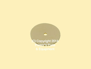 Flat Rubber Disc 3/4 x 1/8 x 1mm – 19 x 3.2 x 1mm Qty 50_Printers_Parts_&_Equipment_USA