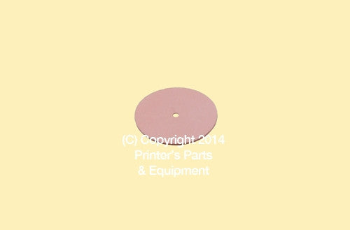 Flat Rubber Disc 3/4 x 3/16 x 1/32 – 19 x 4.8 x 0.8mm Qty 50