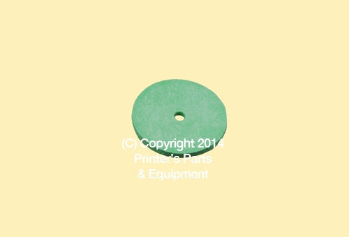 Flat Rubber Disc 7/8 x 1/8 x 1/16 – 22.2 x 3.2 x 1.6mm Qty 50