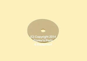 Flat Rubber Disc 7/8 x 1/8 x 1mm – 22.2 x 3.2 x 1mm Qty 50_Printers_Parts_&_Equipment_USA