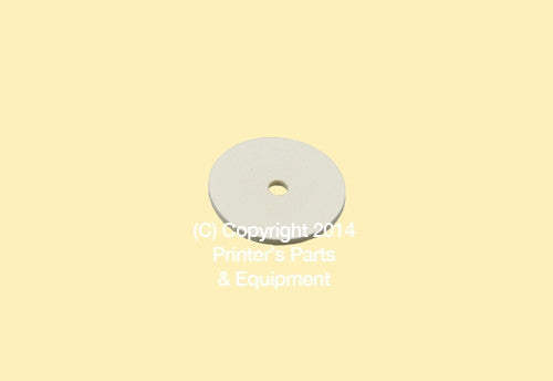 Flat Rubber Disc 7/8 X 1/8 X 2mm – 22.2 x 3.2 x 2mm Qty 50