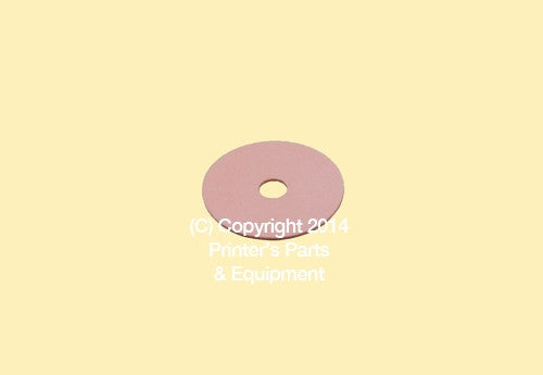 Flat Rubber Disc 7/8 X 3/16 X 1/32 – 22.2 x 4.8 x 0.8mm Qty 50